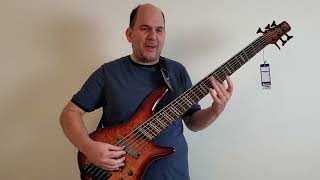 Video thumbnail for Are Fanned Fret Multiscale basses hard or weird to play? Ibanez SRMS806 6 string bass by Bill Plays Bass