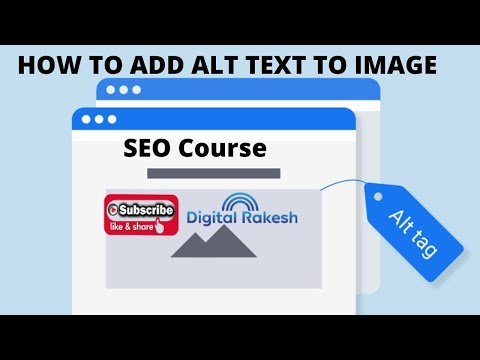 How to write image alt tag in your html and php website 2022