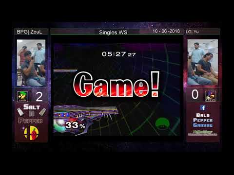 Salt n' Pepper #41 SSBM – BPG| ZouL (Luigi) Vs. LG| Yu (Falco) - Smash Melee Winners