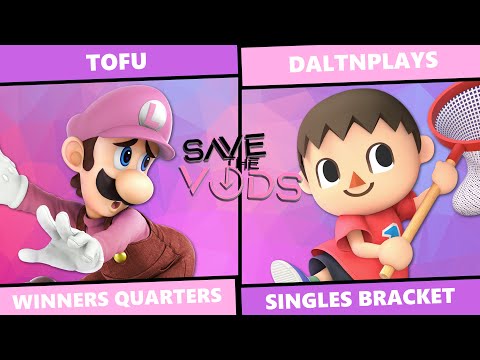 Save The VODs #103: Winners Quarters - Tofu (Luigi) vs DaltnPlays (Villager) SSBU Singles
