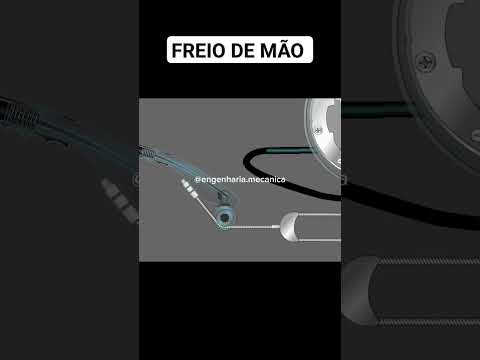 How does a car's parking brake or handbrake work? #brake #automotivemechanics