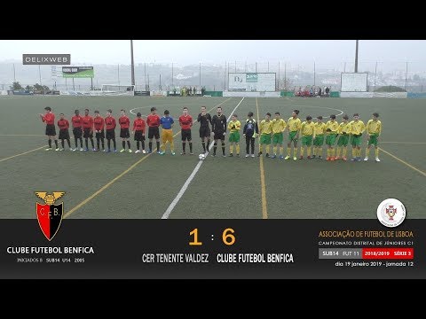 Tenente Valdez (1-6) Futebol Benfica [FUT11 S14] J12