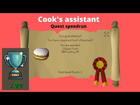 Cook's Assistant - QUEST SPEEDRUN SUB 2:00 (Guide)
