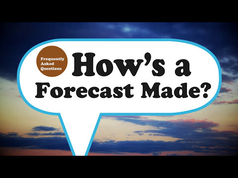 image-What are three ways of weather forecasting?