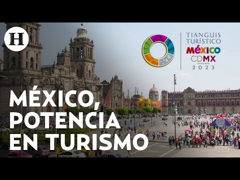 Claudia Sheinbaum y Miguel Torruco inauguran el Tianguis Turístico 47 en la Ciudad de México