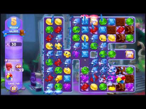 Wonka's World of Candy Level 749 - NO BOOSTERS + FULL STORY 🍫 | SKILLGAMING ✔️