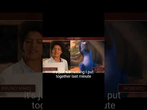 Bruno Mars - Behind the Voices of RIO 2 #brunomars #rio2 #short #shorts #shortsvideo #shortvideo