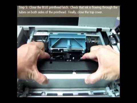 Instalar cabezal de impresión.