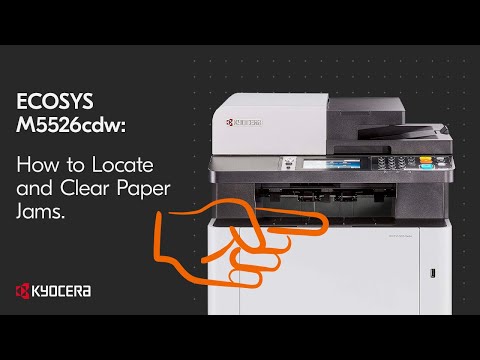 Устранение замятия бумаги Kyocera M5526cdw