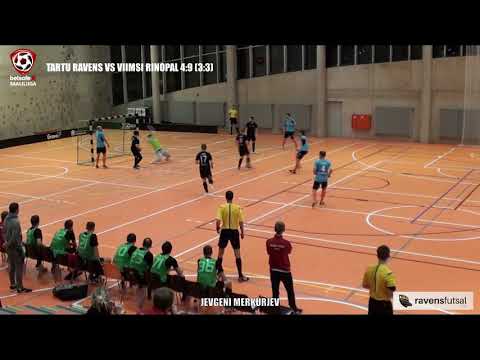 GOALS: Betsafe Saaliliiga IV voor: Tartu Ravens vs Viimsi FC Rinopal 4:9 (3:3)