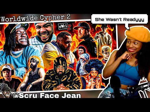 He Said What He Said !!!! WORLDWIDE CYPHER 2 | Reaction @ScruFaceJeanOfficial