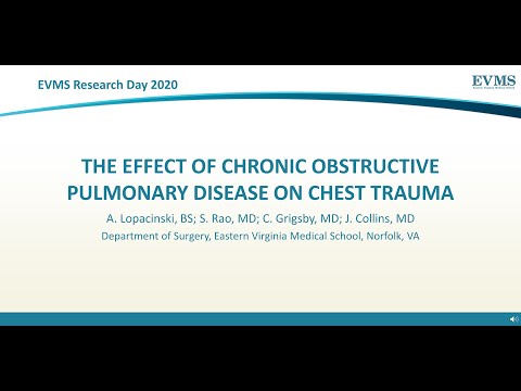 Thumbnail image of video presentation for The effect of chronic obstructive pulmonary disease on chest trauma