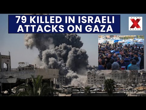 World Report | 79 Palestinians Killed in Israeli Attacks | Trump Meets Keir Starmer | NewsX World