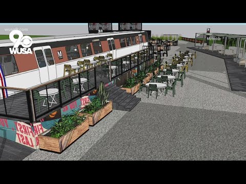 An old Metro car is set to be transformed into a bar in DC