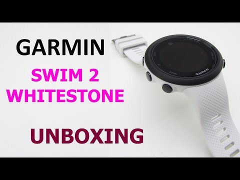 Garmin Swim 2 Whitestone Unboxing HD (010-02247-11)
