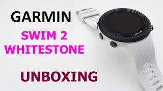 Garmin Swim 2 Whitestone Unboxing HD (010-02247-11)
