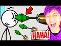 NOOB Vs PRO Vs HACKER In HENRY STICKMIN ALL LEVELS