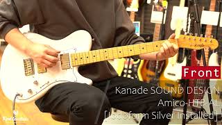 Video thumbnail for Kanade SOUND DESIGN / Amico-HTB-AL [Iodoform Silver Installed] - White Blonde by Red Guitars