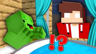 Scary JJ Watching Mikey in Minecraft?!