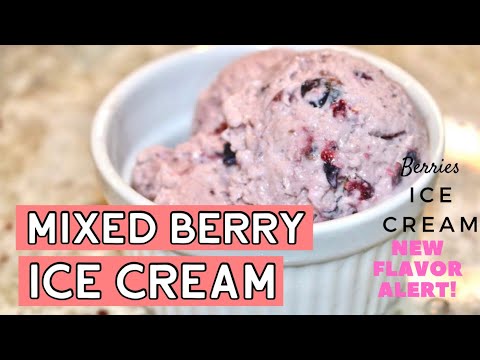 FRESH MIXED BERRY ICE CREAM| itsmechong