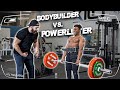 BODYBUILDER TRYS POWERLIFTERS WORKOUT...Didn't End Well