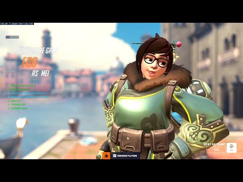 P.FUSION EQO PRO MEI AND HANZO - POTG! [ OVERWATCH 2 SEASON 4 TOP 500 ]