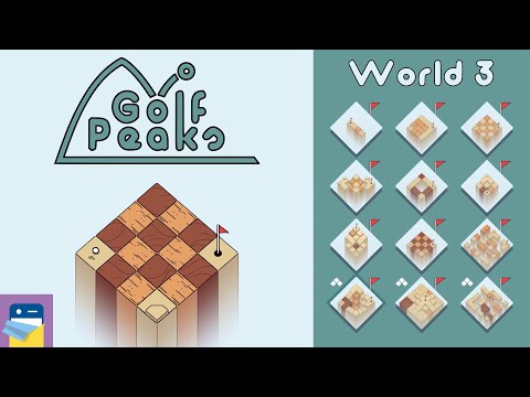 Golf Peaks: World 3 Walkthrough Guide & iOS / Android / PC Gameplay (by Lukasz Spierewka) - YouTube