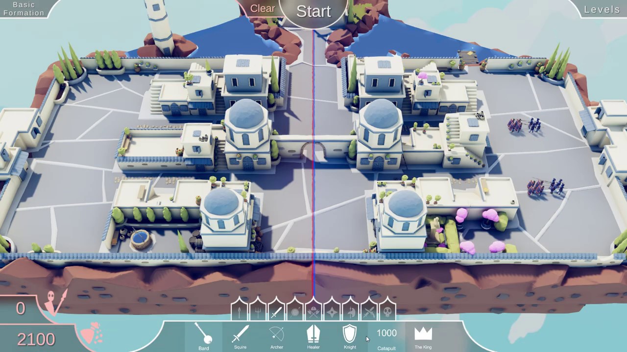 Totally accurate battle simulator (TABS) The Introduction BASIC FORMATION walkthrough