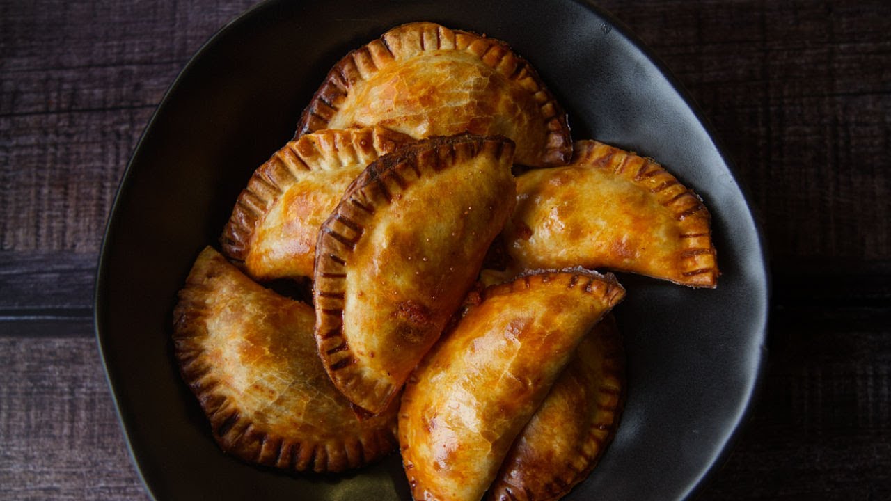 a bowl of oven-baked empanadas