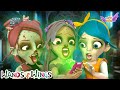 Zombie Princesses | Princesses Turn Into Zombies - Wands and Wings