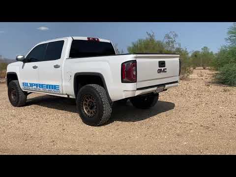 Chevy Silverado, GMC Sierra Prerunner bumpers, Mazzulla, Dirt King, custom hitch
