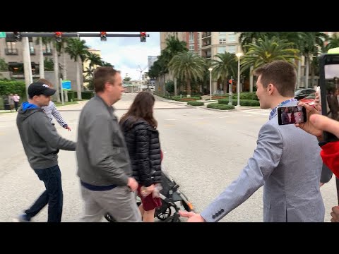 Nick Fuentes Confronts Ben Shapiro Outside TPUSA Conference