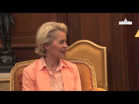President of the European Commission Ursula von der Leyen called on President Kovind