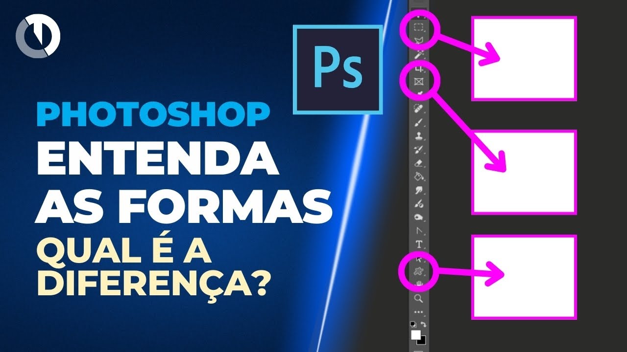 Photoshop Course: How to use Photoshop geometric shapes? (Tip for Beginners)