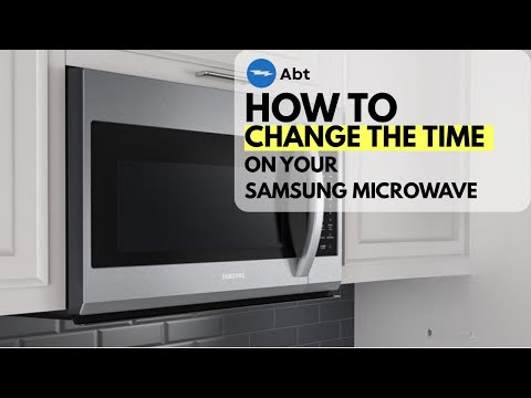How To Change The Time On Your Samsung Microwave