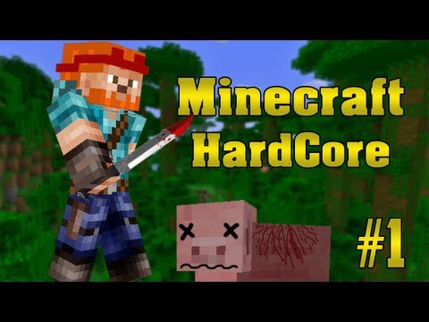 Minecraft HARDCORE - 1. Aavan meren tuolla puolen...