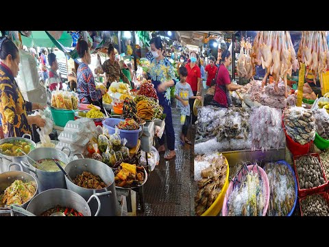 Cambodian Popular Market @ Central Market - Prawn, Seafood, Snacks, & More - Phnom Penh City