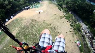 preview picture of video 'Paragliding crash into the trees!'