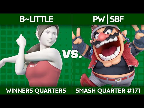 Smash Quarter 171 - B~Little (Wii Fit Trainer) v PW | SBF (Wario): Winners Quarters