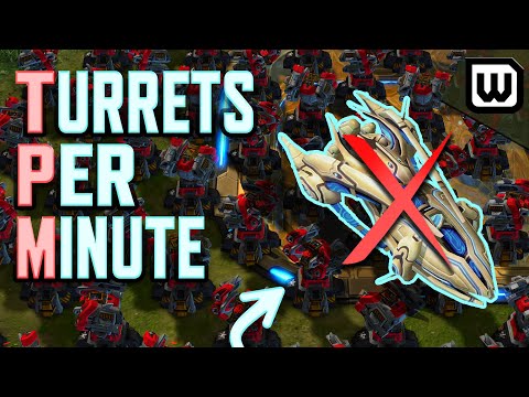 How many MISSILE TURRETS Counter Mass Carriers? CHEESE StarCraft 2