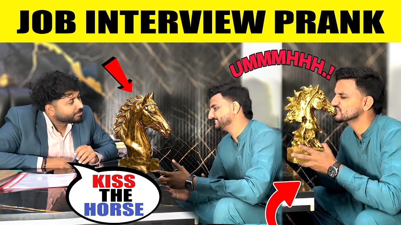 Job Interview Prank Gone Serious | 😂|| by Sharik & Iqbal Malik