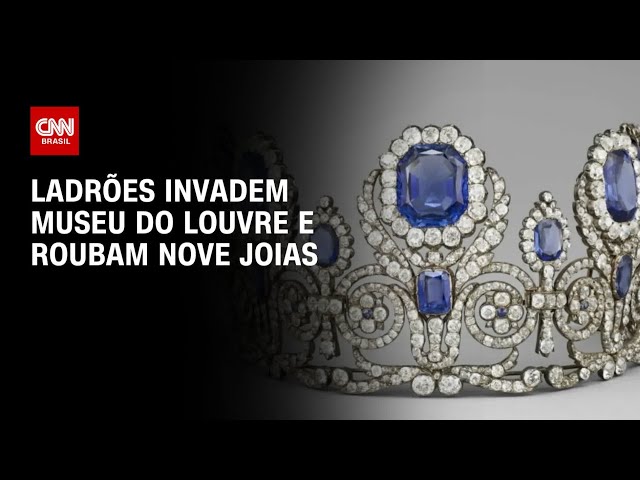 Roubo no Louvre: veja as joias que foram levadas pelos criminosos | CNN PRIME TIME