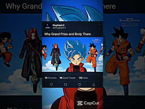 Why Brolly and Grand Priest there #Broly #dragoball #priest #anime #shorts