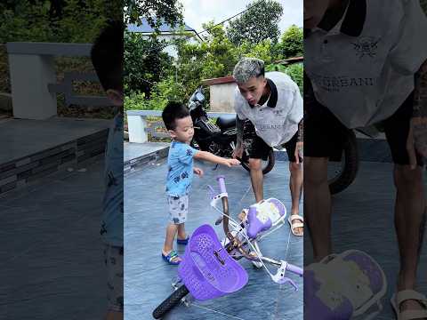Thằng em 2 tuổi dở chứng ước mơ mua xe ô tô xịn xò và cái kết #challenge #shorts #funny