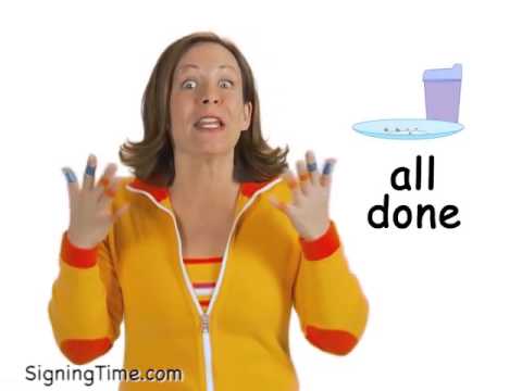 How to Sign Finishedall Done, All Gone, Complete, Done, Ended, Overotiverb in NZSL