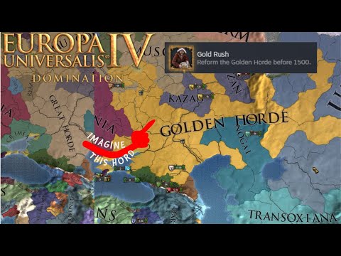 Eu4 FASTEST Golden Horde in the west achievement hunt