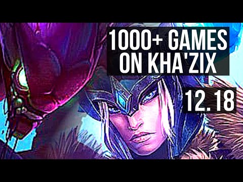 KHA'ZIX vs SEJUANI (JNG) | 9/0/4, 1000+ games, 1.5M mastery, Legendary | KR Master | 12.18