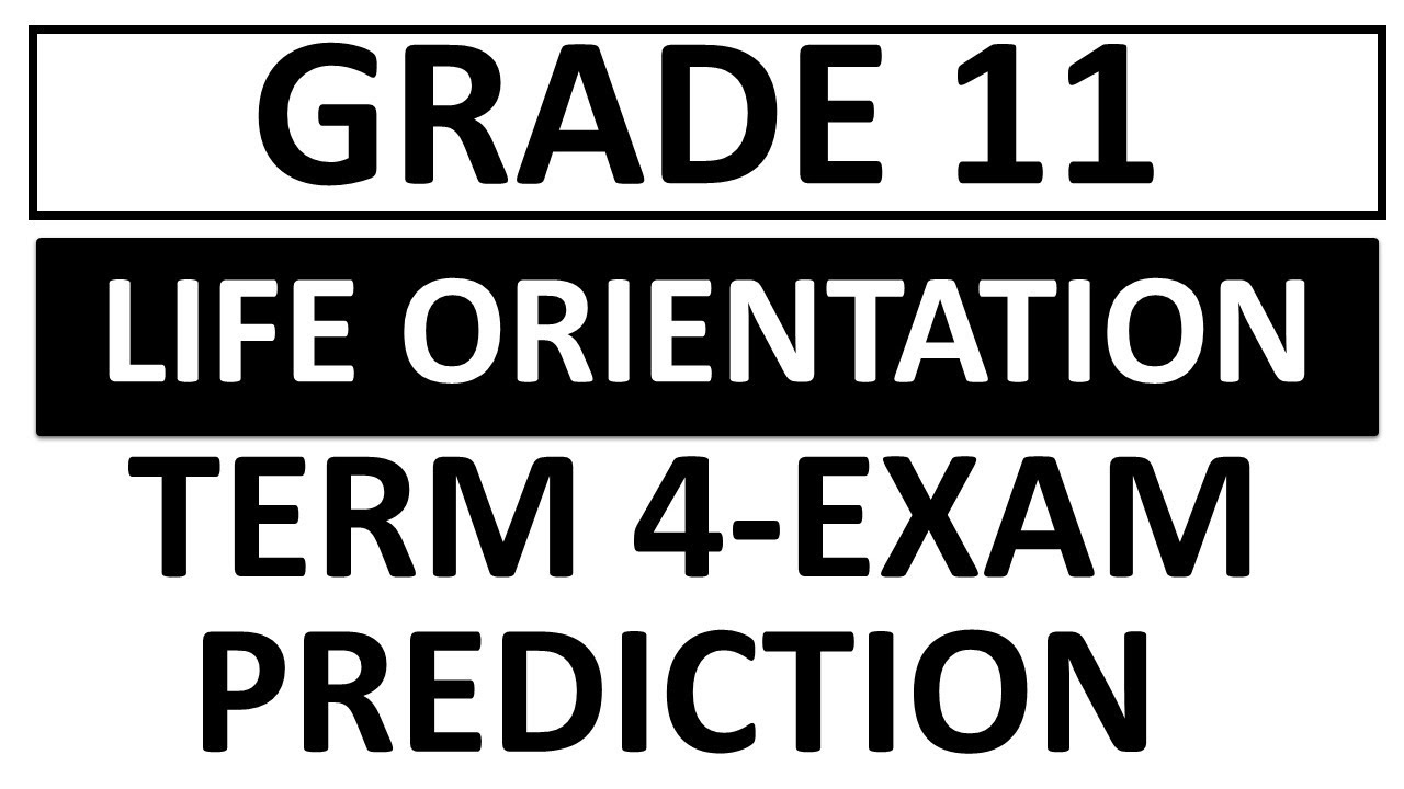 2025 TERM 4 LIFE ORIENTATION GRADE 11, LO MEMO/PREP GRADE 11 (THUNDEREDUC) FINAL EXAM  GRADE 11 LO
