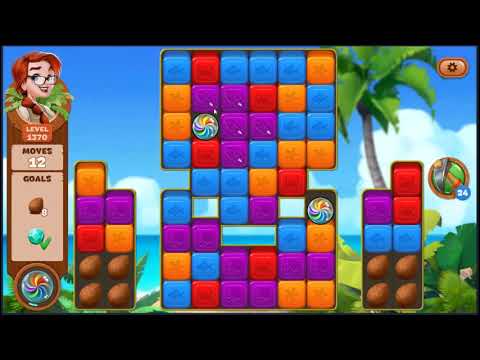 Lost Island Blast Adventure Level 1370 - NO BOOSTERS 🏝️ | SKILLGAMING ✔️