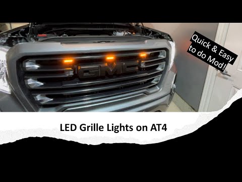 2021 GMC Sierra 1500 AT4 Grille Lights